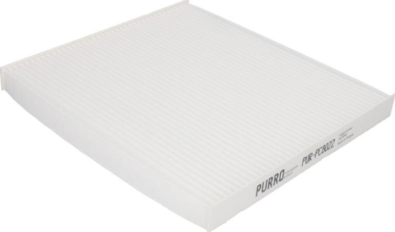 PURRO PUR-PC8022 - Фільтр, повітря у внутрішній простір autozip.com.ua
