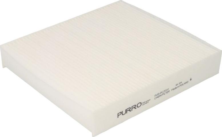 PURRO PUR-PC2041 - Фільтр, повітря у внутрішній простір autozip.com.ua
