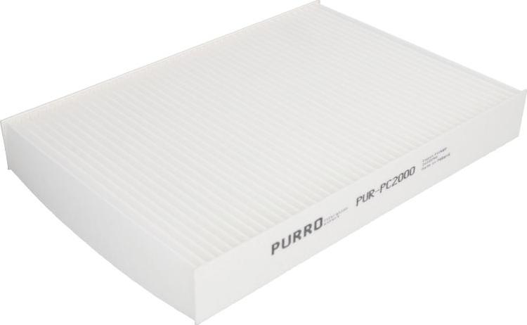 PURRO PUR-PC2000 - Фільтр, повітря у внутрішній простір autozip.com.ua