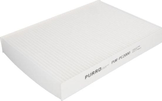 PURRO PUR-PC2000 - Фільтр, повітря у внутрішній простір autozip.com.ua