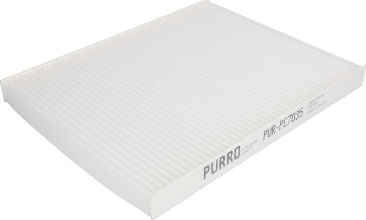 PURRO PUR-PC7035 - Фільтр, повітря у внутрішній простір autozip.com.ua