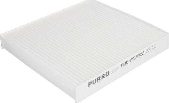 PURRO PUR-PC7022 - Фільтр, повітря у внутрішній простір autozip.com.ua