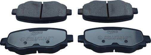 QUARO QP9284C - Гальмівні колодки, дискові гальма autozip.com.ua