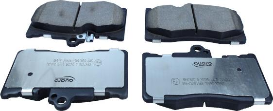 QUARO QP4767C - Гальмівні колодки, дискові гальма autozip.com.ua