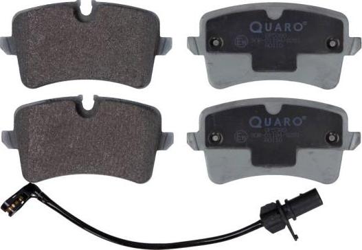 QUARO QP5380 - Гальмівні колодки, дискові гальма autozip.com.ua