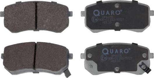 QUARO QP6655 - Гальмівні колодки, дискові гальма autozip.com.ua