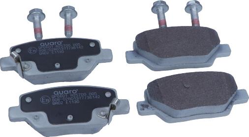 QUARO QP6601 - Гальмівні колодки, дискові гальма autozip.com.ua