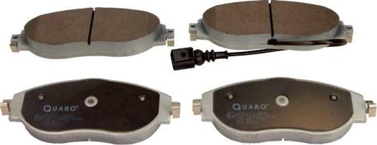 QUARO QP6623 - Гальмівні колодки, дискові гальма autozip.com.ua