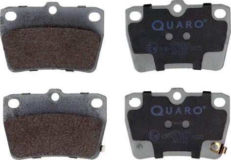 QUARO QP6243 - Гальмівні колодки, дискові гальма autozip.com.ua