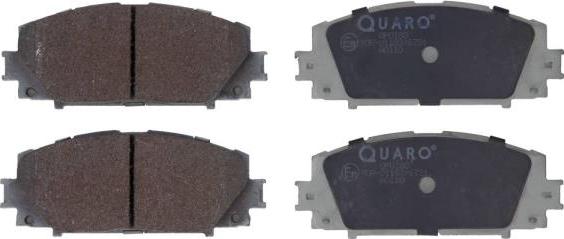 QUARO QP0180 - Гальмівні колодки, дискові гальма autozip.com.ua