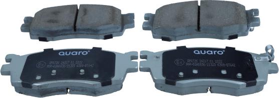 QUARO QP0726 - Гальмівні колодки, дискові гальма autozip.com.ua
