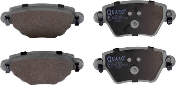 QUARO QP1666 - Гальмівні колодки, дискові гальма autozip.com.ua
