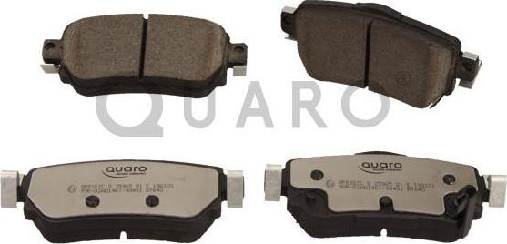 QUARO QP8267C - Гальмівні колодки, дискові гальма autozip.com.ua