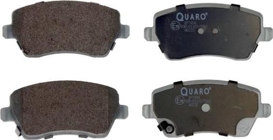 QUARO QP7494 - Гальмівні колодки, дискові гальма autozip.com.ua
