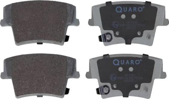 QUARO QP7302 - Гальмівні колодки, дискові гальма autozip.com.ua