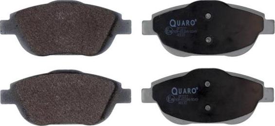 QUARO QP7217 - Гальмівні колодки, дискові гальма autozip.com.ua