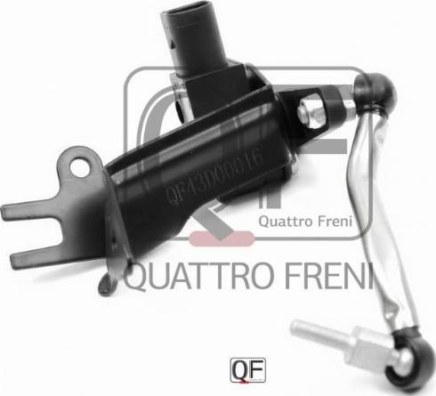 Quattro Freni QF43D00016 - Регулятор, регулювання дорожнього просвіту autozip.com.ua