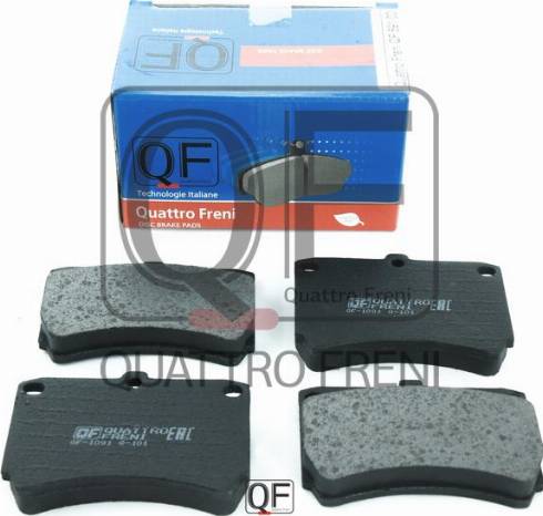 Quattro Freni QF59100 - Гальмівні колодки, дискові гальма autozip.com.ua