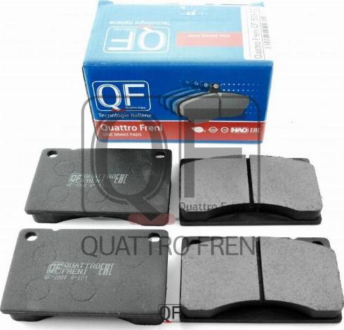 Quattro Freni QF50900 - Гальмівні колодки, дискові гальма autozip.com.ua