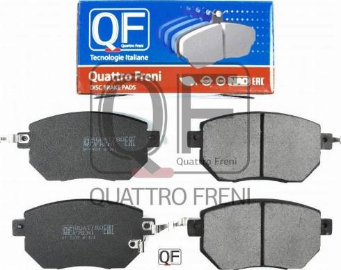 Quattro Freni QF500502 - Гальмівні колодки, дискові гальма autozip.com.ua
