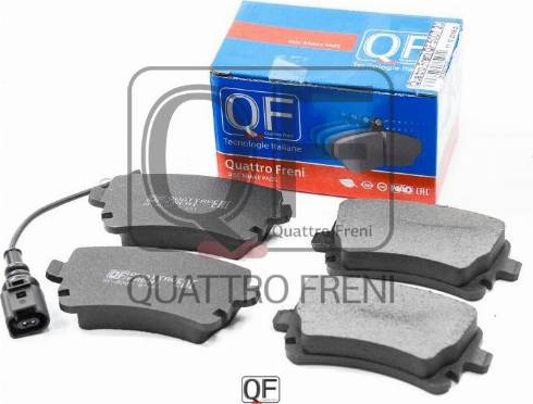 Quattro Freni QF500720 - Гальмівні колодки, дискові гальма autozip.com.ua