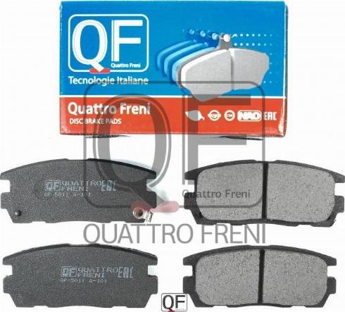 Quattro Freni QF501102 - Гальмівні колодки, дискові гальма autozip.com.ua