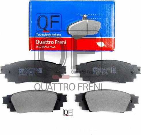 Quattro Freni QF503900 - Гальмівні колодки, дискові гальма autozip.com.ua
