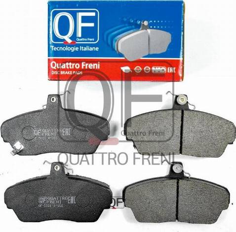 Quattro Freni QF502102 - Гальмівні колодки, дискові гальма autozip.com.ua