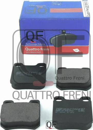 Quattro Freni QF53800 - Гальмівні колодки, дискові гальма autozip.com.ua