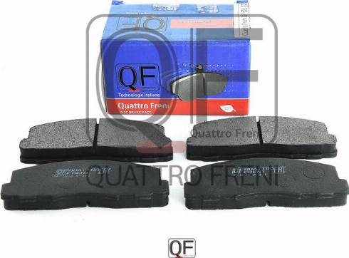 Quattro Freni QF53300 - Гальмівні колодки, дискові гальма autozip.com.ua