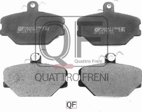 Quattro Freni QF53700 - Гальмівні колодки, дискові гальма autozip.com.ua