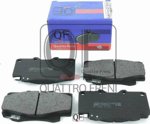 Quattro Freni QF52602 - Гальмівні колодки, дискові гальма autozip.com.ua