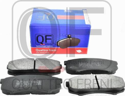 Quattro Freni QF52700 - Гальмівні колодки, дискові гальма autozip.com.ua