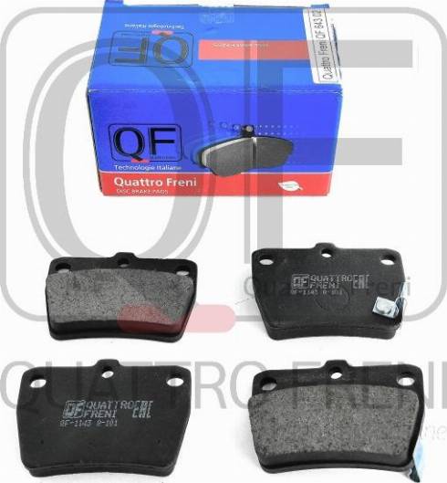 Quattro Freni QF64302 - Гальмівні колодки, дискові гальма autozip.com.ua