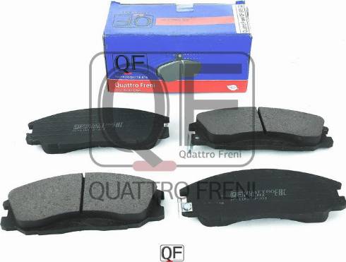 Quattro Freni QF66502 - Гальмівні колодки, дискові гальма autozip.com.ua