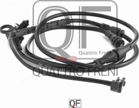 Quattro Freni QF60F00322 - Сигналізатор, знос гальмівних колодок autozip.com.ua