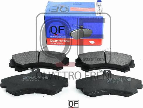 Quattro Freni QF61900 - Гальмівні колодки, дискові гальма autozip.com.ua
