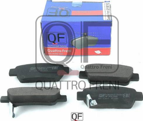 Quattro Freni QF68702 - Гальмівні колодки, дискові гальма autozip.com.ua
