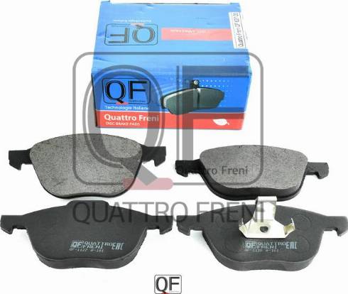Quattro Freni QF62700 - Гальмівні колодки, дискові гальма autozip.com.ua