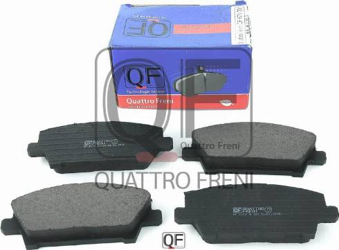 Quattro Freni QF67100 - Гальмівні колодки, дискові гальма autozip.com.ua