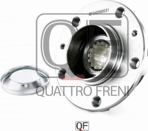 Quattro Freni QF04D00031 - Комплект підшипника маточини колеса autozip.com.ua