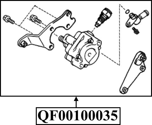 Quattro Freni QF00100035 - Гідравлічний насос, рульове управління, ГУР autozip.com.ua