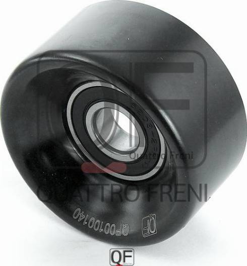 Quattro Freni QF00100140 - Паразитний / провідний ролик, поліклиновий ремінь autozip.com.ua