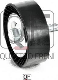 Quattro Freni QF00100109 - Натяжна ролик, ремінь ГРМ autozip.com.ua