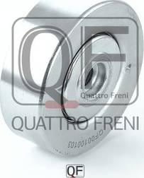 Quattro Freni QF00100103 - Паразитний / провідний ролик, поліклиновий ремінь autozip.com.ua
