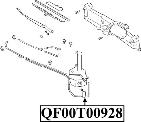 Quattro Freni QF00N00033 - Водяний насос, система очищення вікон autozip.com.ua