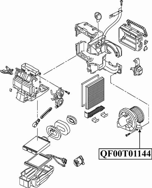 Quattro Freni QF00Q00052 - Вентилятор салону autozip.com.ua