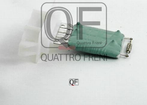 Quattro Freni QF10Q00037 - Опір, реле, вентилятор салону autozip.com.ua