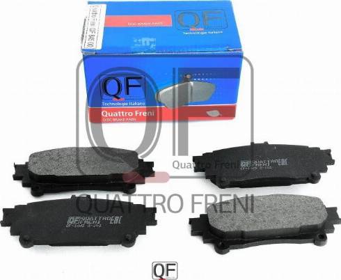 Quattro Freni QF84500 - Гальмівні колодки, дискові гальма autozip.com.ua
