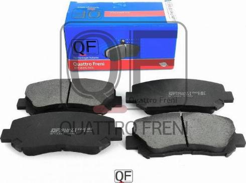 Quattro Freni QF84600 - Гальмівні колодки, дискові гальма autozip.com.ua